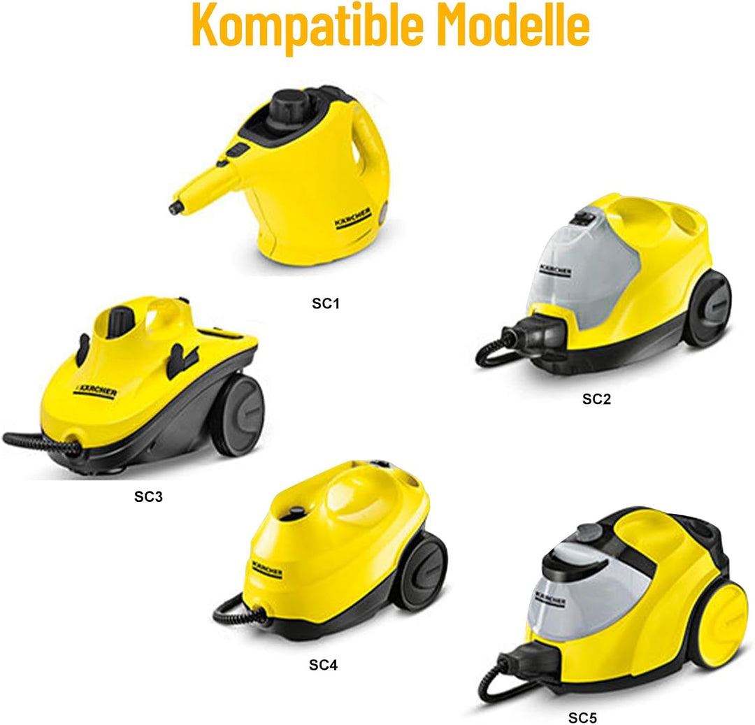 14 Stück Zubehör für Kärcher Dampfreiniger Easyfix SC1 SC2 SC3 SC4 SC5 - Dampfreiniger Bürste Set, i