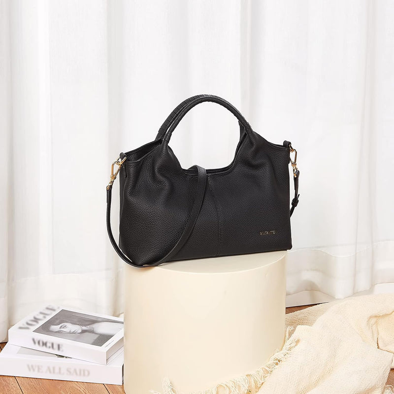 BOSTANTEN Damen Shopper Leder Handtasche Hobo taschen Top Griff Schultertasche Frauen Umhängetasche