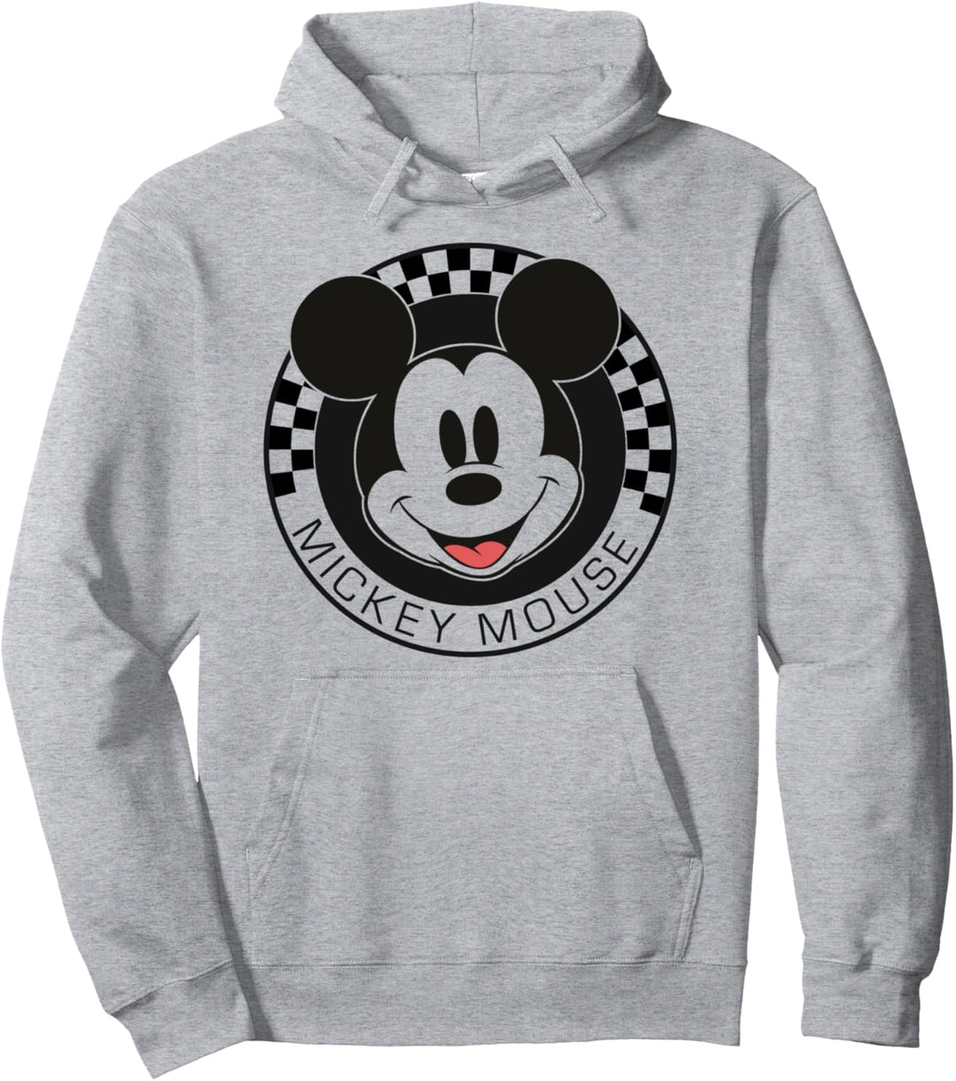 Disney Mickey And Friends Mickey Mouse Checker Circle Pullover Hoodie