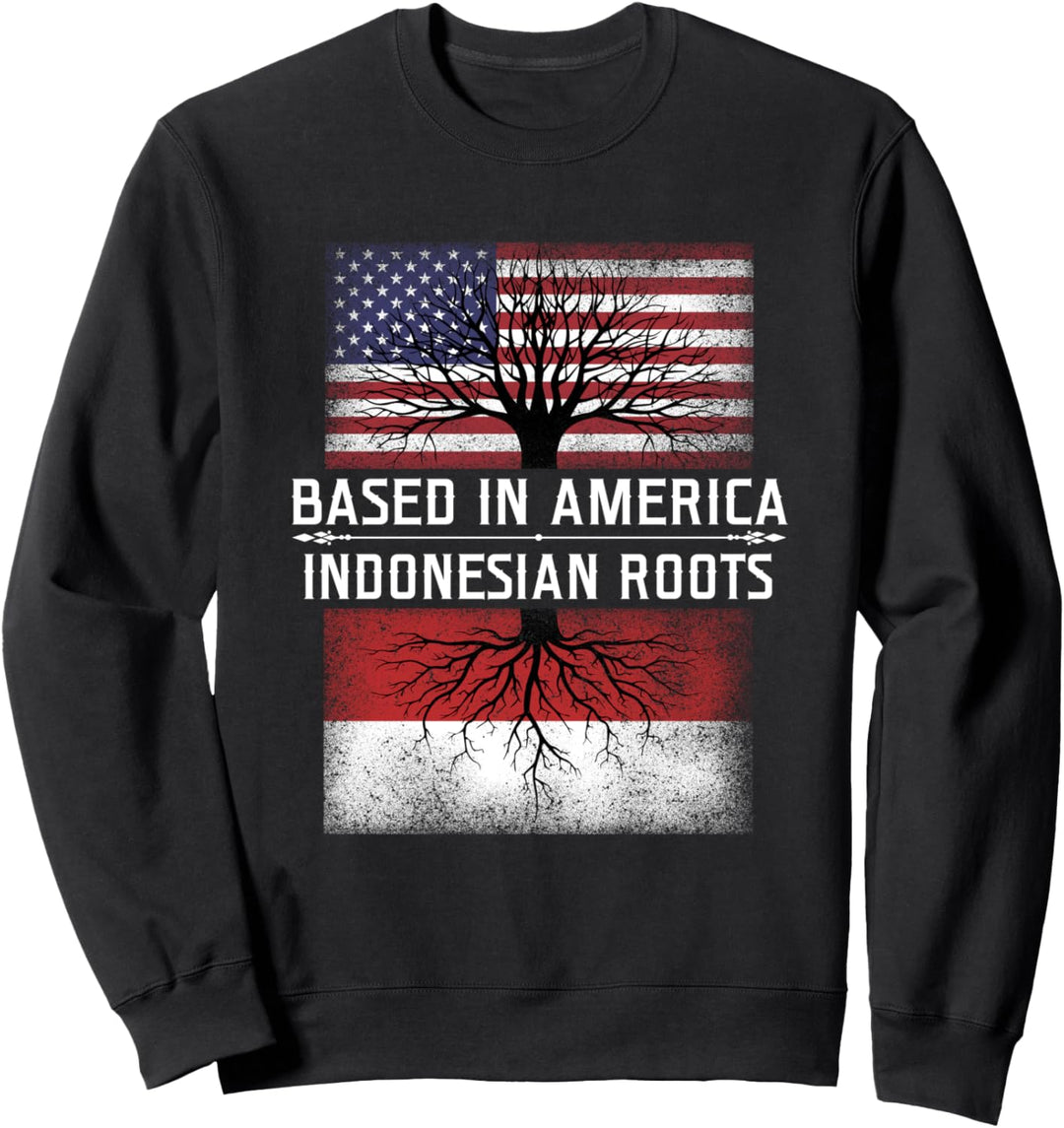 Indonesisches Flaggenhemd Indonesienhemd Indonesisches Sweatshirt