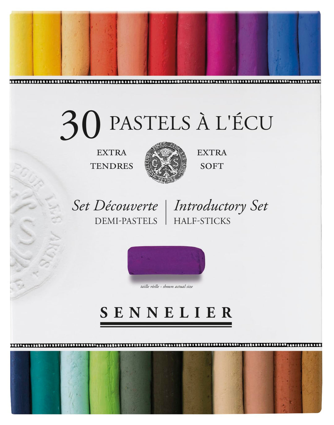 Sennelier Pastells Soft Half ST sortiert, Einheitsgrösse 30 stück (1er Pack) sortiert, 30 stück (1er