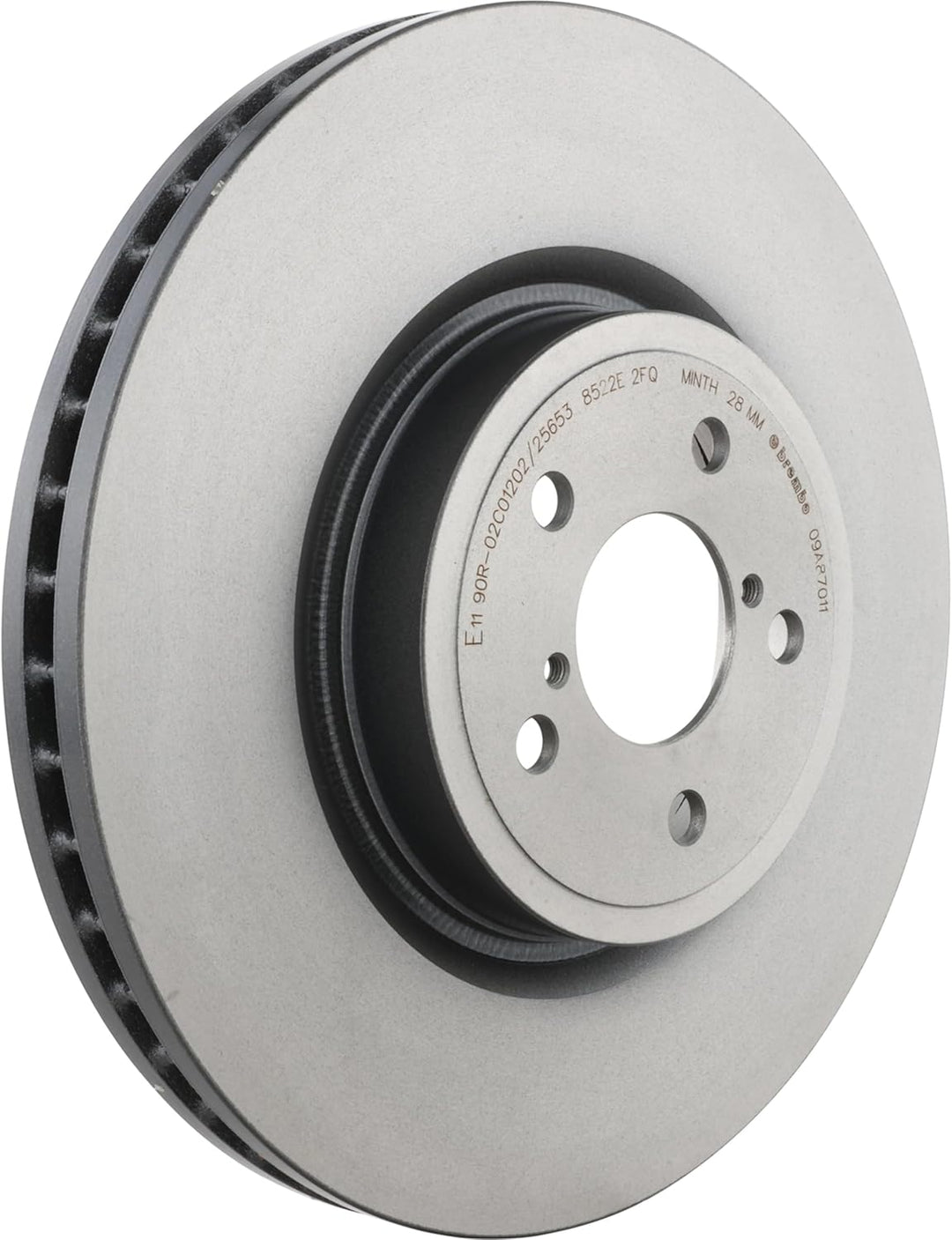 Brembo 09.A870.11 Vordere Bremsscheibe mit UV Lackierung