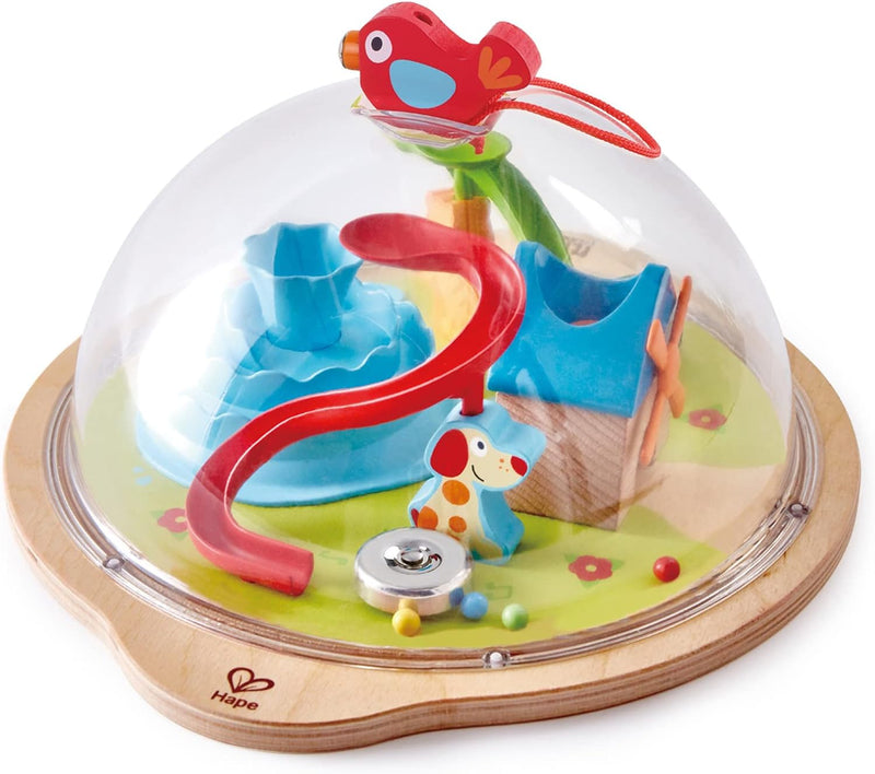 Hape Lilys Erlebniskuppel von Hape | 3D Spielzeug mit magnetischem Labyrinth, Erlebniskuppel für Kin