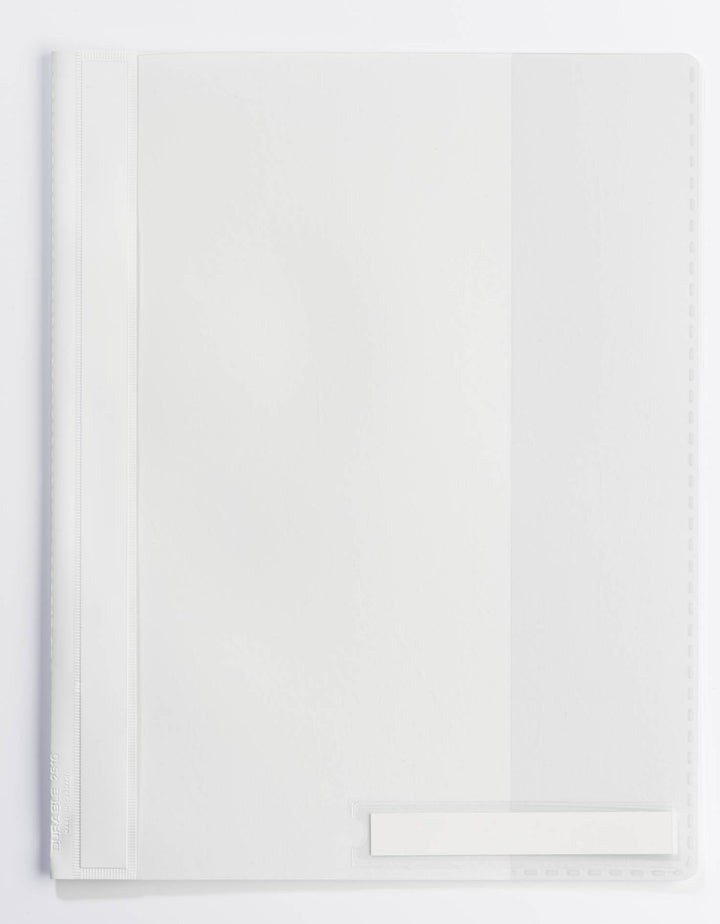 Durable Sichthefter, überbreit, weiss, 25er Packung, 251002, weiss