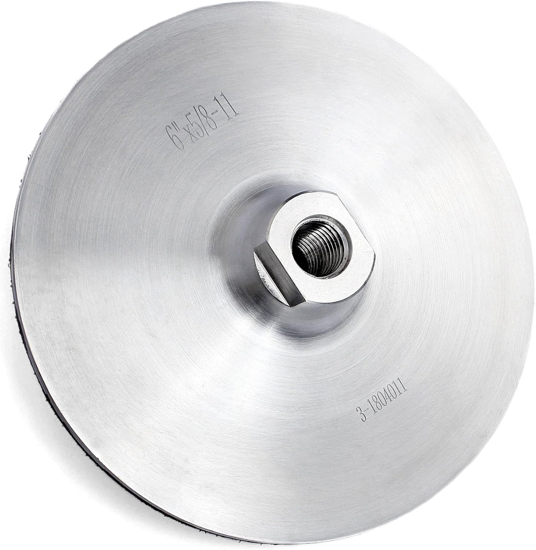 Aluminium-Backer-Pad, 15,2 cm, Haken- und Schlaufen-Halterung für Schleifer, Polierpads, Steindorn,