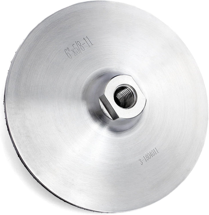 Aluminium-Backer-Pad, 15,2 cm, Haken- und Schlaufen-Halterung für Schleifer, Polierpads, Steindorn,