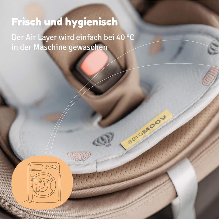 Aeromoov - Baby Sitzauflage Air Layer - Einlage Für Autositz oder Kinderwagen - Gruppe 0 - Antischwi
