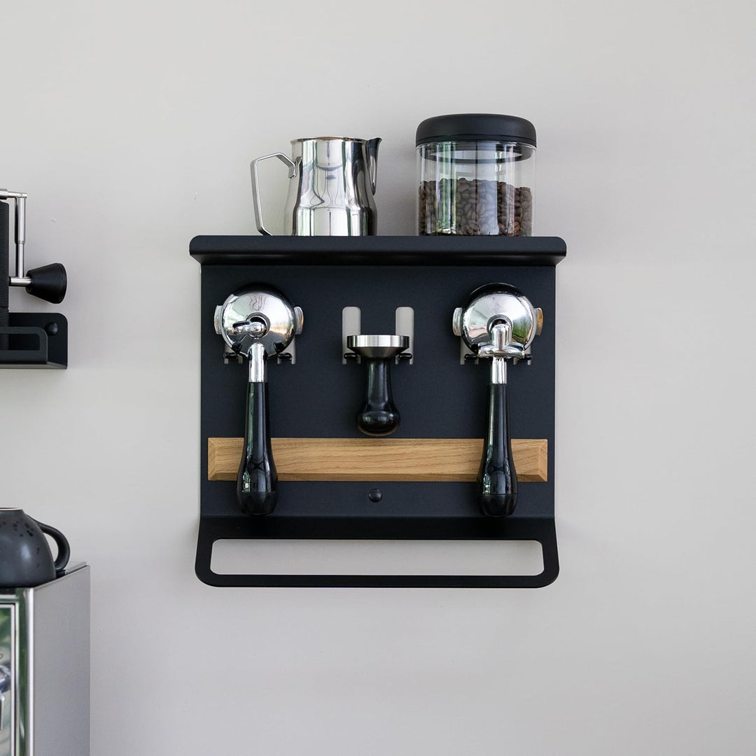 FLATE® Barista Board für Siebträger, Tamper und Barista Zubehör (Weiss), Wei&amp;