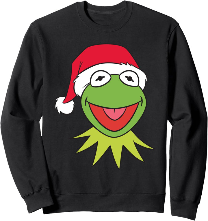 Weihnachten Muppets Kermit Christmas Head Sweatshirt