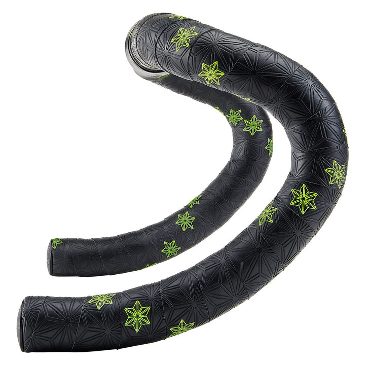 Supacaz Super Sticky Kush Neon Gelb Lenkerband Print, SC-BT-027 Einheitsgrösse Schwarz, Einheitsgrös