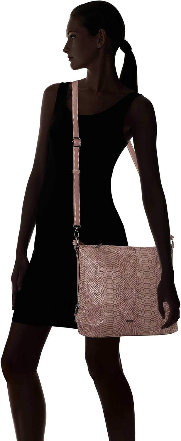 Gabor Shopper Damen Romana, 36x25x10 cm, Tasche Damen 32x29x11 cm (B x H x T) Rosa (Old Rosé), 32x29