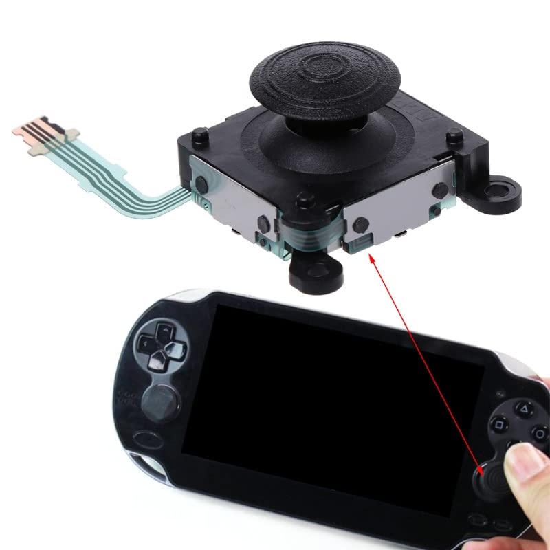 Bewinner 3D Ersatz Joystick Analog Thumb Stick Analog Joystick Steuerknüppel Ersatzteile für 2000 Er