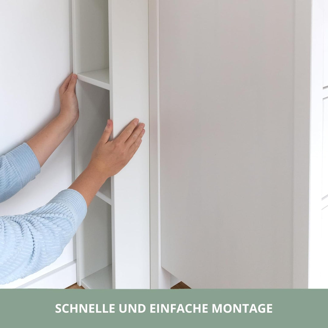 Stauraumregal für IKEA HEMNES Kommode – passgenaues Zwischenregal für Windeln, Babykleidung & Pflege