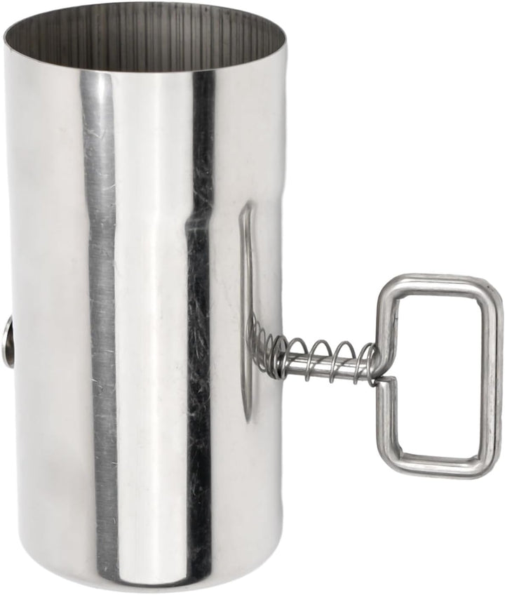 Ofenrohr für den Aussenbereich, 60 mm Edelstahl-Kaminrohr mit verstellbarem Dämpfer, Outdoor-Ofen, K
