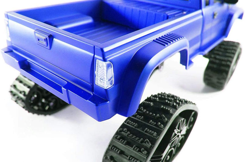 Amewi Pickup Truck Brushed 1:16 RC Modellauto Elektro Crawler Allradantrieb (4WD) RtR 2,4GHz, Blau