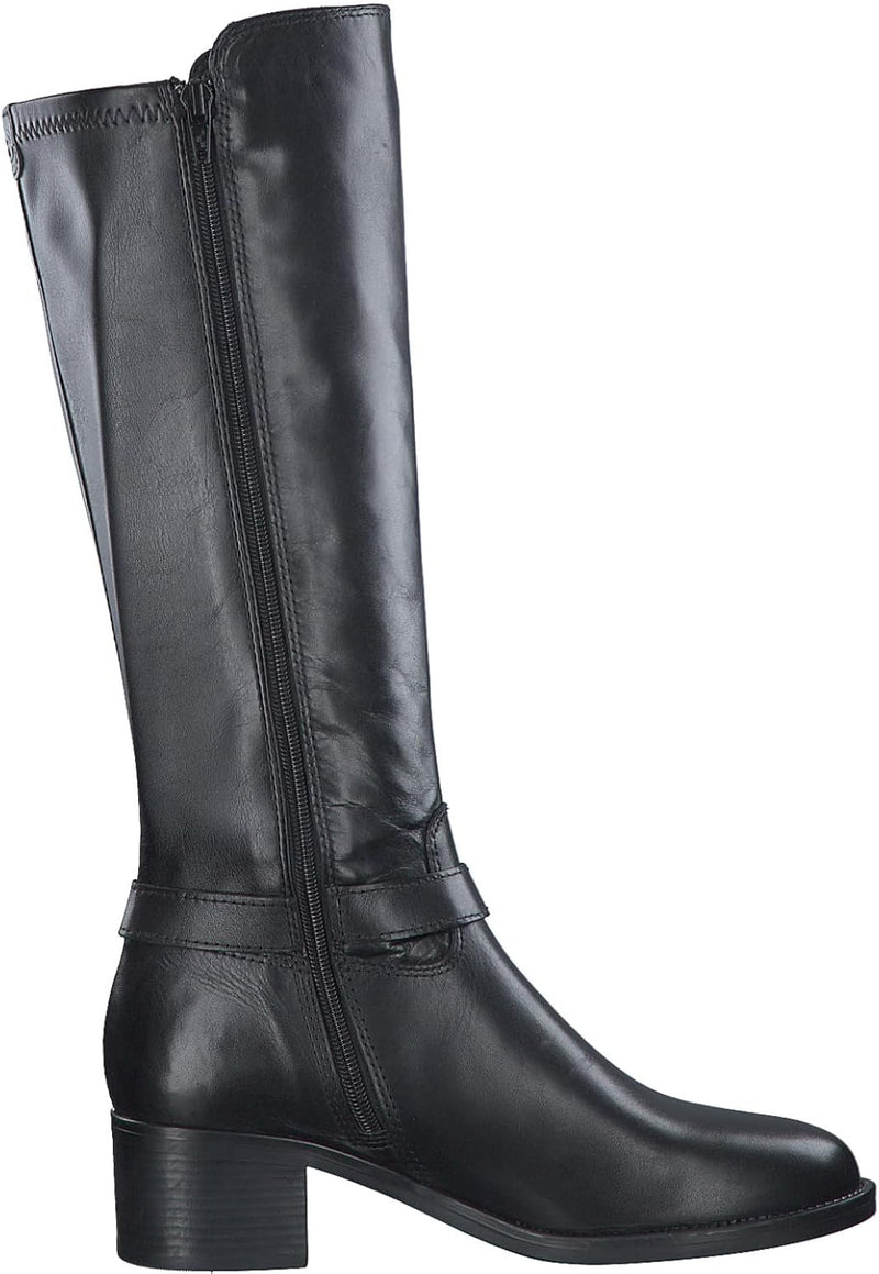 Tamaris Damen Klassische Stiefel, Frauen Stiefel,TOUCHit-Fussbett 41 EU Schwarz, 41 EU Schwarz