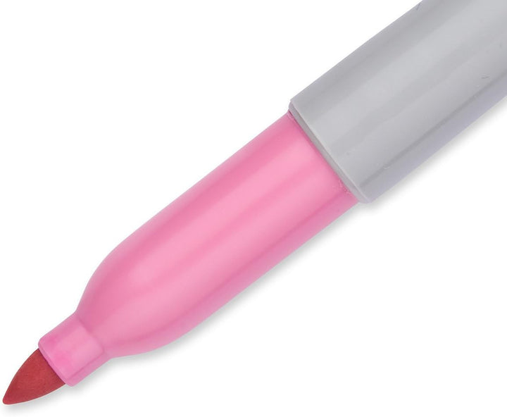 Sharpie Permanent Marker, feine Spitze, sortiert lustige Farben, 24-er Set 24er-Pack Schwarz, 24er-P