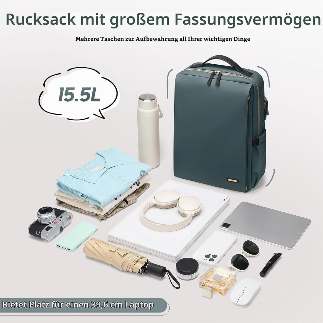 Stilvoller Laptop Rucksack für Damen von Fluggesellschaften zugelassen, Perfekt für die Arbeit das C