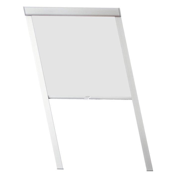 Lospitch Dachfenster Verdunkelungsrollo Grau Thermo-Rollo, 100% Verdunkelung, Silberne Seitenschiene