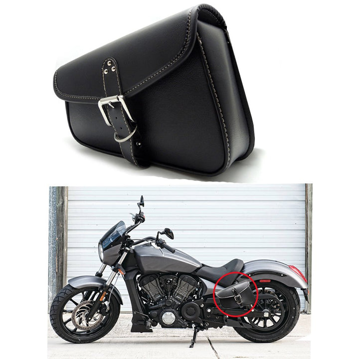 1 Stück Motorrad Satteltaschen Leder PU Wasserdichte Links Satteltasche Motorrad Side Gepäck Werkzeu