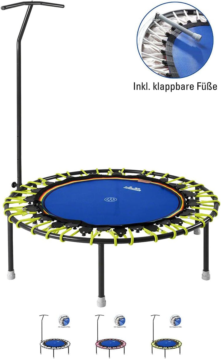 Trimilin Trampolin Jump 111 Vario, inkl. T-Haltestange Neongelb, Neongelb