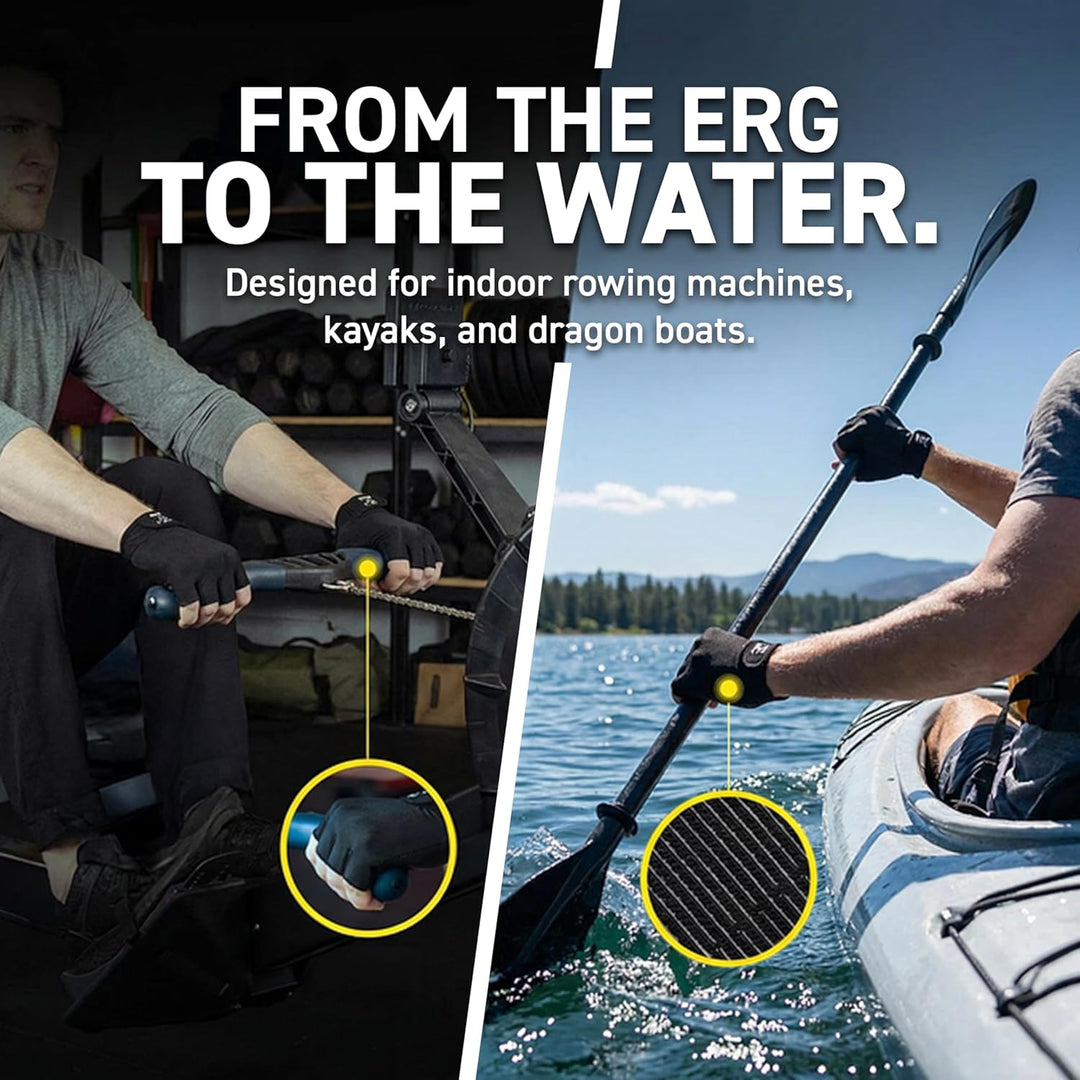 Ruder Handschuhe von Hornet Wassersport – Ideal für Rudern, Skullen, Kajak, SUP, Outrigger Kanu, Dra