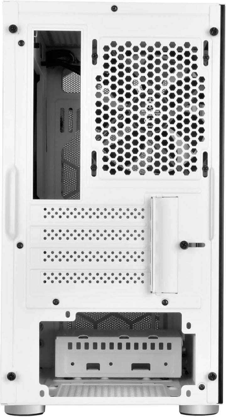 Silverstone SST-FAH1MW-G - Fara H1M Micro-ATX Gaming Computer Chassis, Weiss