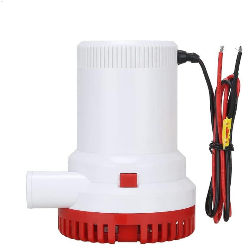 ZONADAH 12-V-Tauch-Bilgenwasserpumpe, 2000 GPH, 29 mm, elektrisches Pumpen von Süss- oder Meerwasser