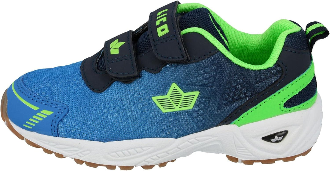 Lico Unisex Kinder Flori V Hallenturnschuhe 28 EU Blau Marine Lemon, 28 EU Blau Marine Lemon