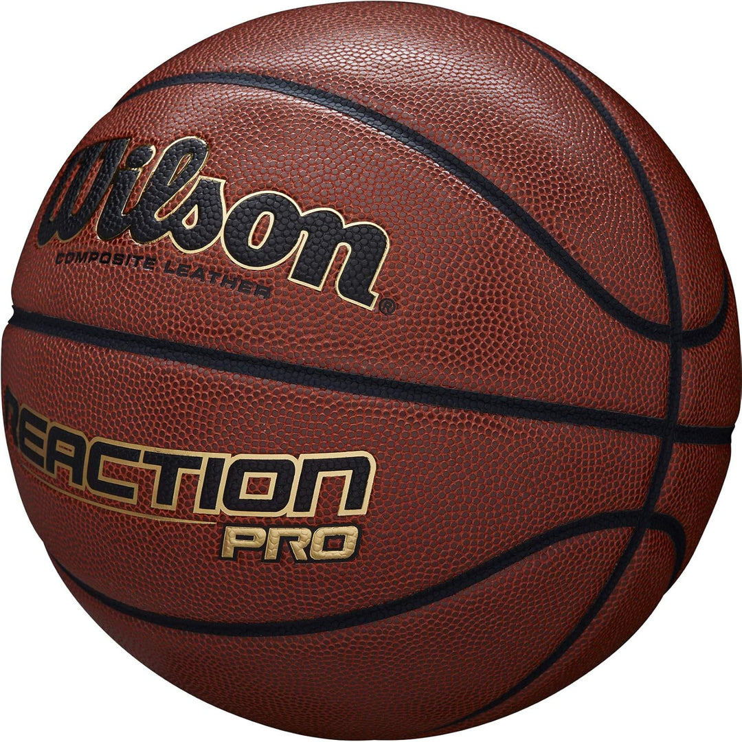 Wilson Unisex-Adult Reaction Pro Basketball 5 Braun, 5 Braun