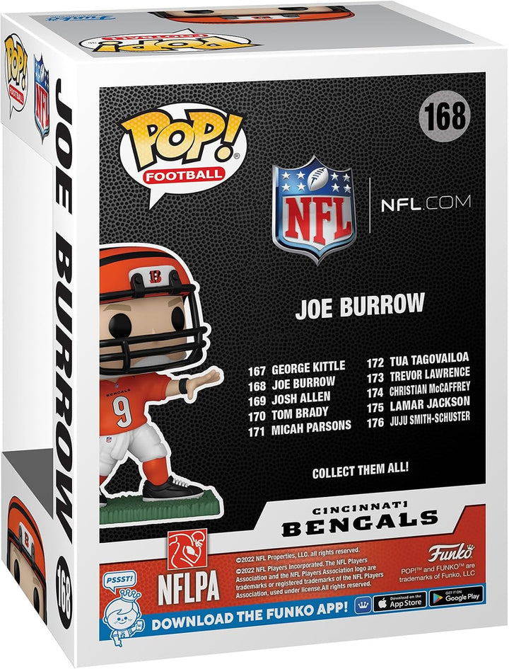 Funko Pop! NFL: Bengals - Joe Burrow - Vinyl-Sammelfigur - Geschenkidee - Offizielle Handelswaren -