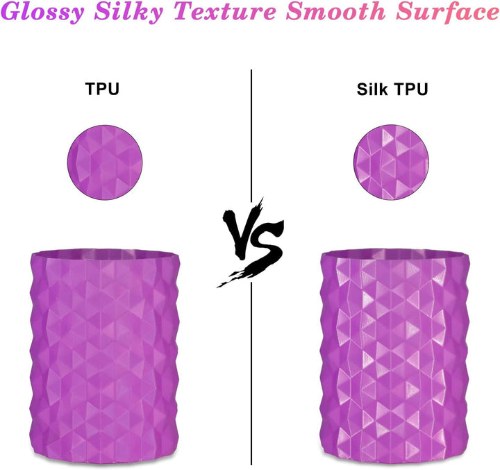 YOUSU Silk tpu filament 1,75 mm, tpu 95a, 3d drucker filament, Flexibles Filament, hohe Härte, Elast