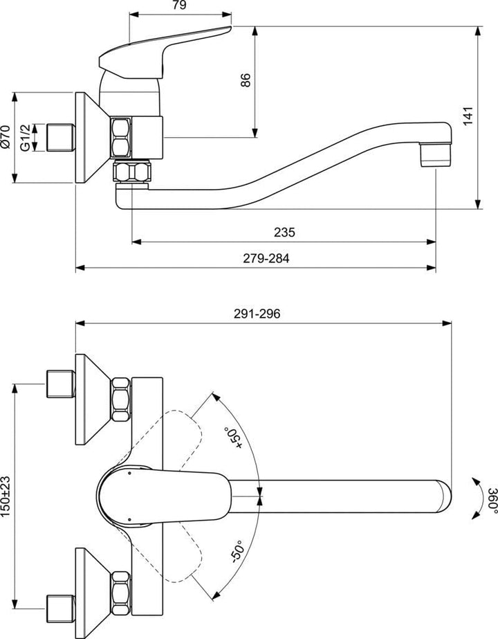 Ideal Standard B5128AA Spültischarmatur