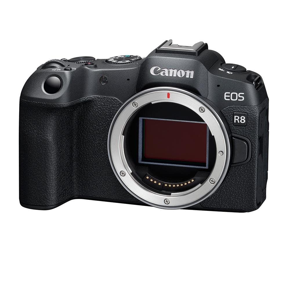 Canon EOS R8 Vollformat 24,2 MP spiegelloses Kameragehäuse | 4K Full HD Videoaufnahme | (Schwarz)