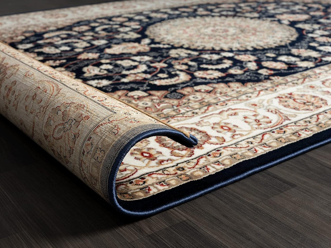 the carpet Elegant orientalischer Teppich Wohnzimmer, weicher & pflegeleichter Kurzflor Wohnzimmerte