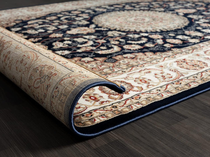 the carpet Elegant orientalischer Teppich Wohnzimmer, weicher & pflegeleichter Kurzflor Wohnzimmerte