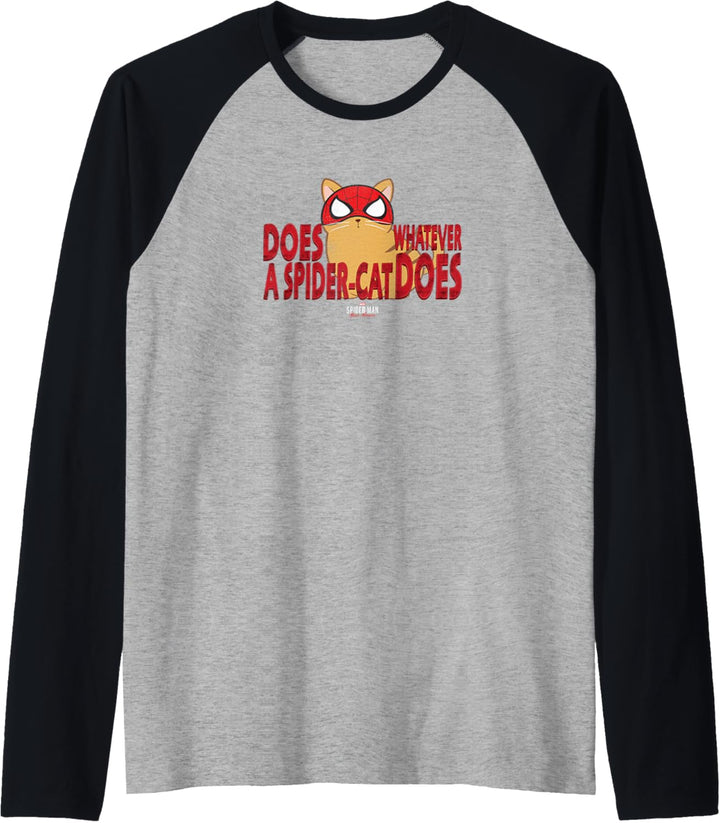Marvel Spider-Man: Miles Morales Spider-Cat Does Whatever Raglan