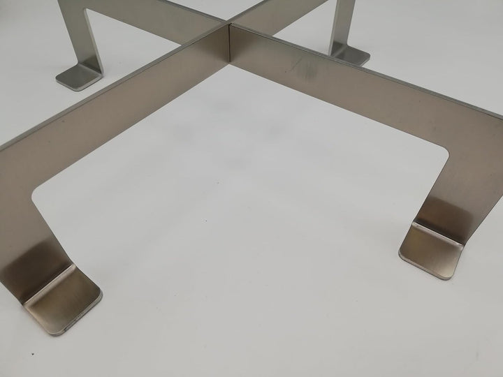 KOCH #49 stabiler Edelstahl Dutch Oven Untersetzer/Kübel Ständer Premium mit Standfüssen 33 x 33 x 8