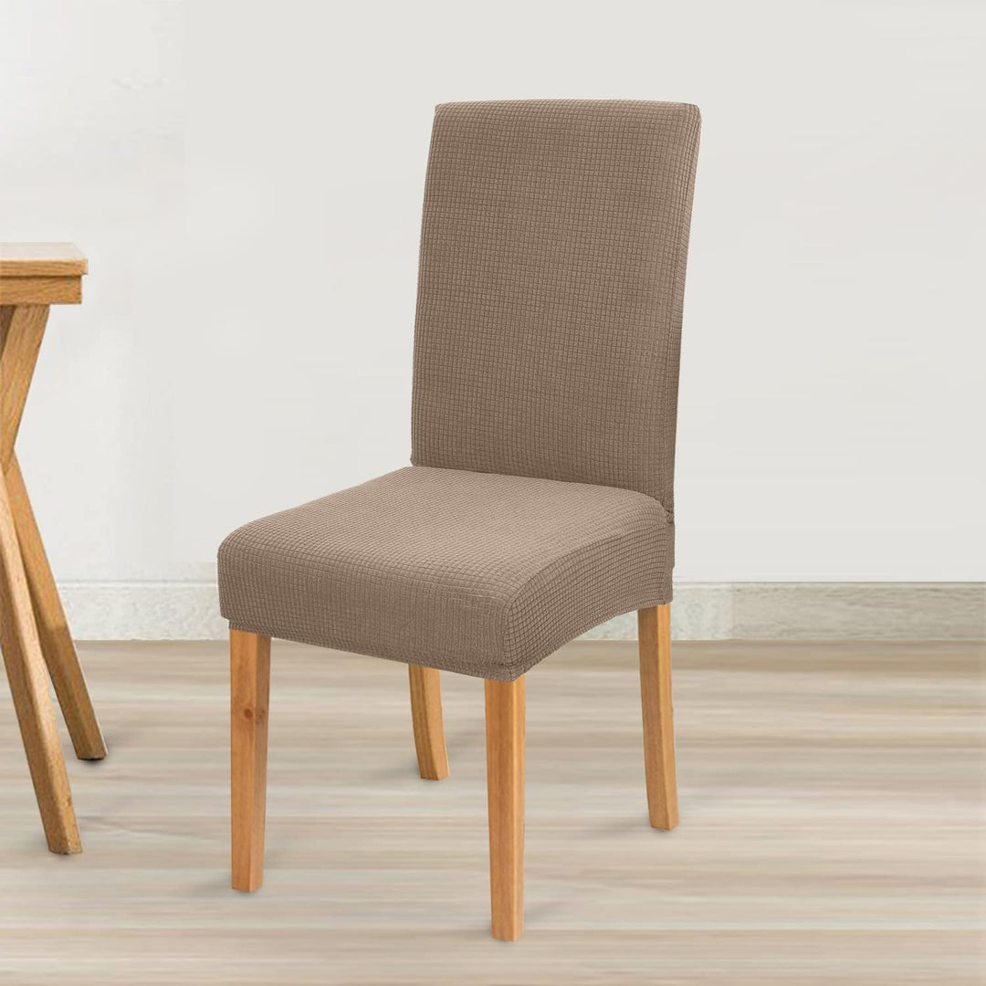 Granbest Premium Wasserdicht Esszimmerstuhl Abdeckungen Satz Von 6, Elastische Hohe Zurück Stuhlhuss
