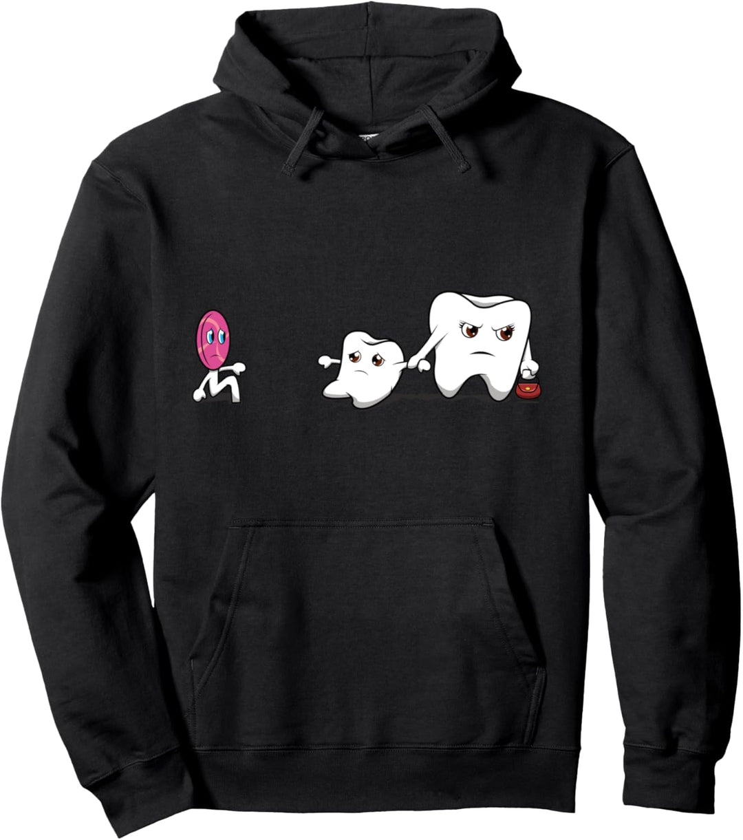 Zahnarzt Zahnarzthelferin Zähne Lolli Zahn Zahntechniker Pullover Hoodie