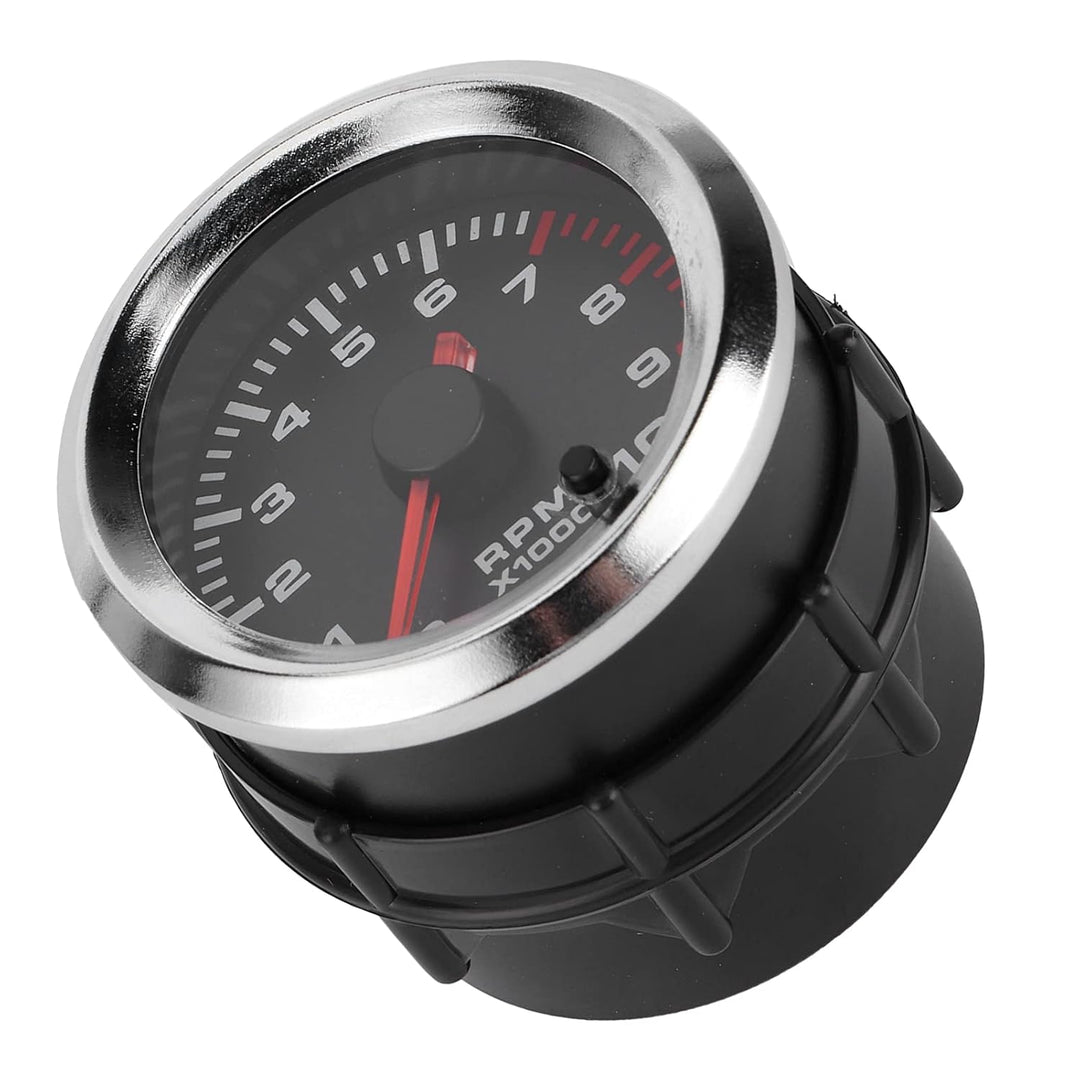 Fydun Auto Drehzahlmesser 52mm/2in Universal 7 Farben Tacho Drehzahlmesser Mit Messbereich 0‑10000 U