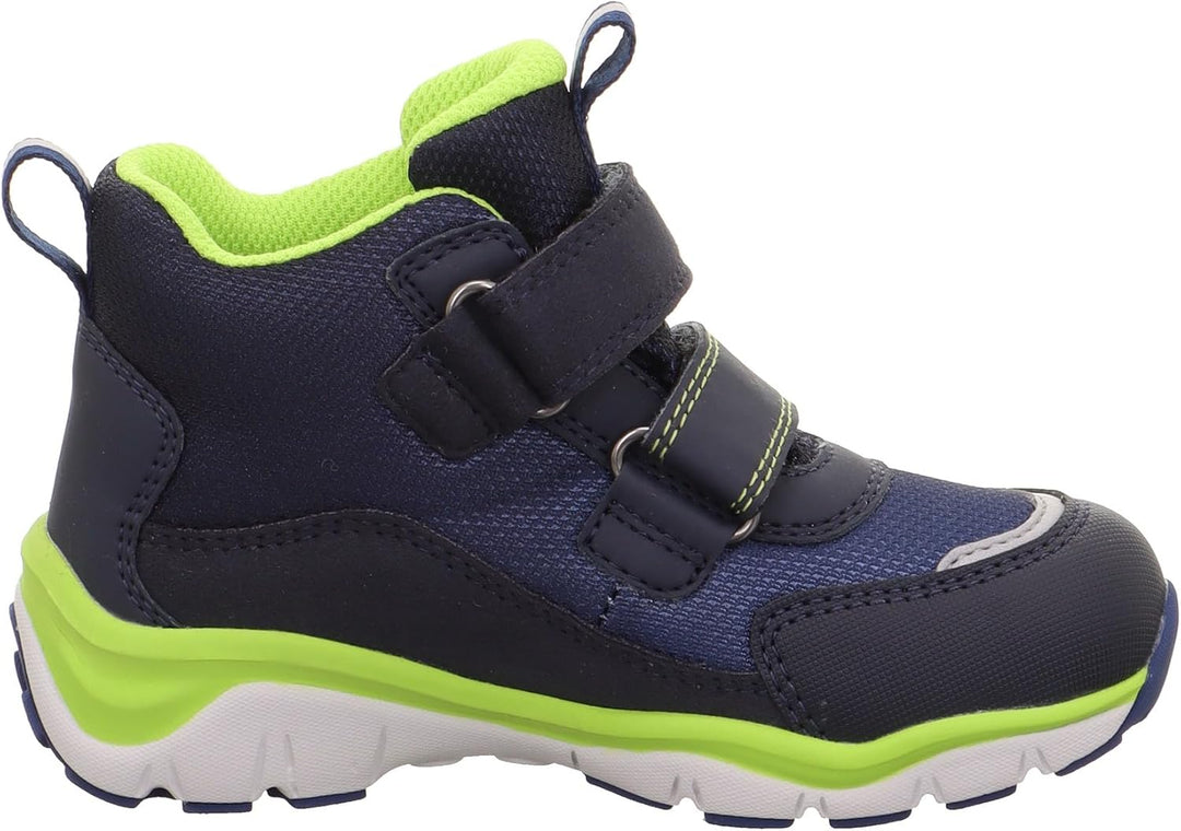 Superfit Jungen Sport5 Hohe Sneaker 21 EU Blau Hellgrün 8000, 21 EU Blau Hellgr&#xFC;n 8000