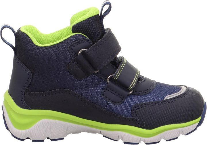 Superfit Jungen Sport5 Hohe Sneaker 21 EU Blau Hellgrün 8000, 21 EU Blau Hellgr&#xFC;n 8000