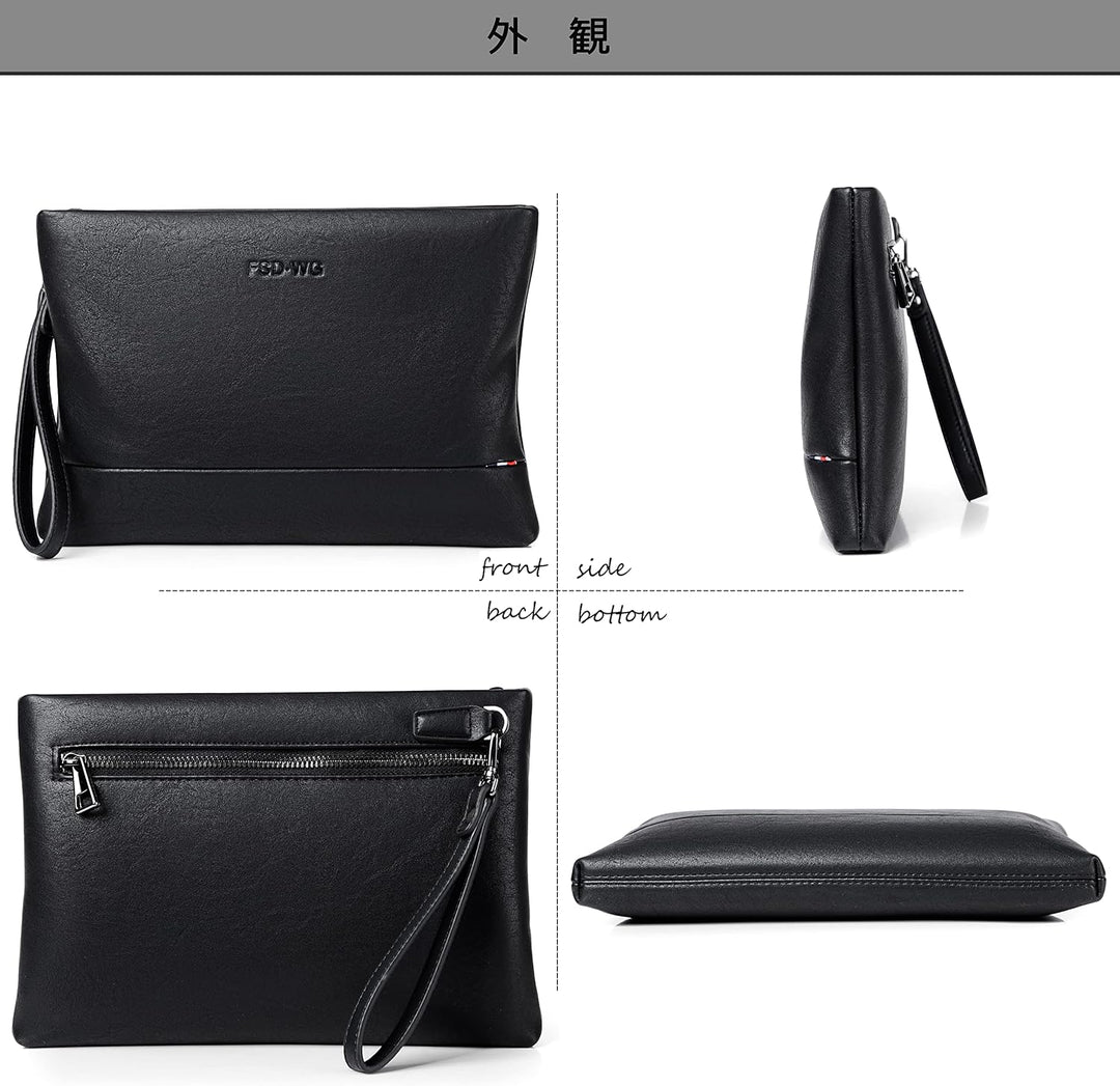 FSD.WG Herren-Clutch-Tasche, 30,5 cm, grosse Handtasche, A9186, L L A9186, L A9186