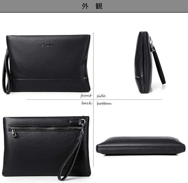 FSD.WG Herren-Clutch-Tasche, 30,5 cm, grosse Handtasche, A9186, L L A9186, L A9186