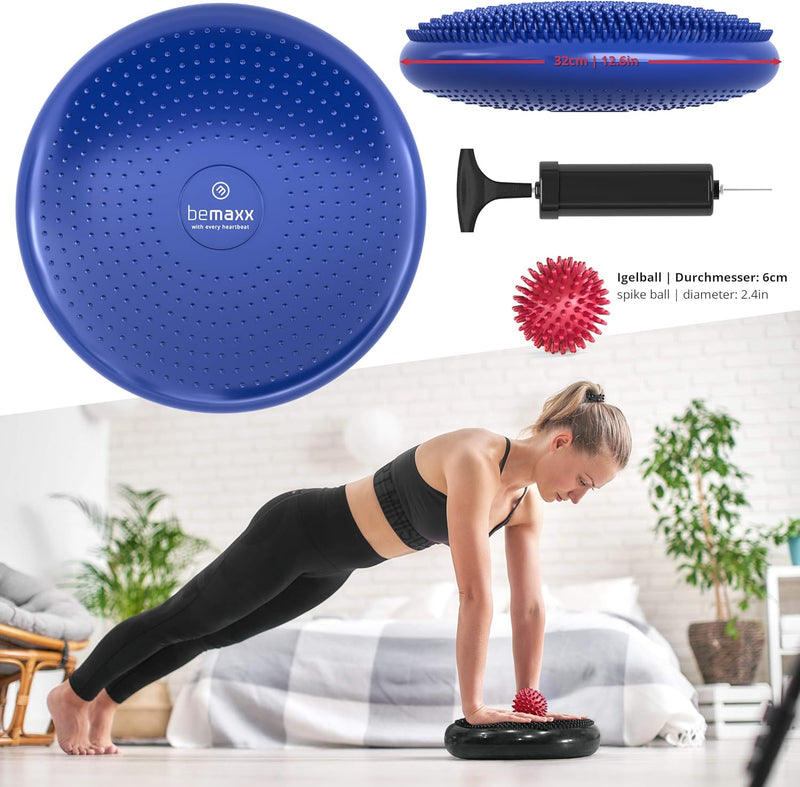 Balance Pad Kissen Balancekissen Balanceboard Balancepad Set XL + Trainings-eBook | Ballsitzkissen B