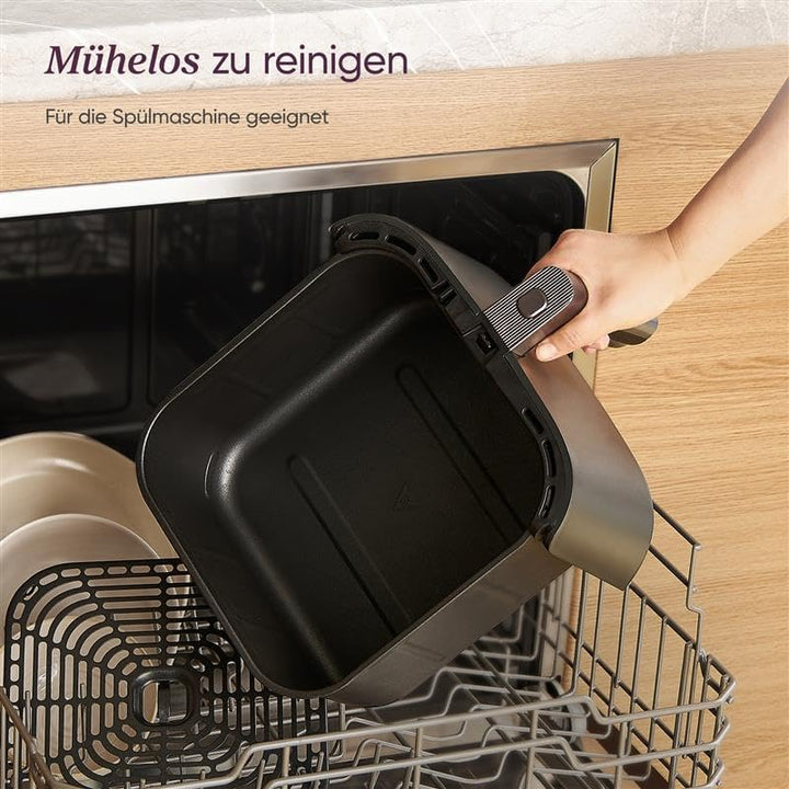 Cosori Turboblaze Heissluftfritteuse Airfryer, 9-in-1 Air Fryer XXL 6L, leiser DC Motor mit 5 Geschw