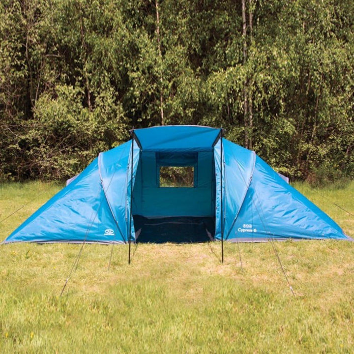 Highlander Cypress Zelt 6 Persons blaugrün, 6 Persons blaugrün