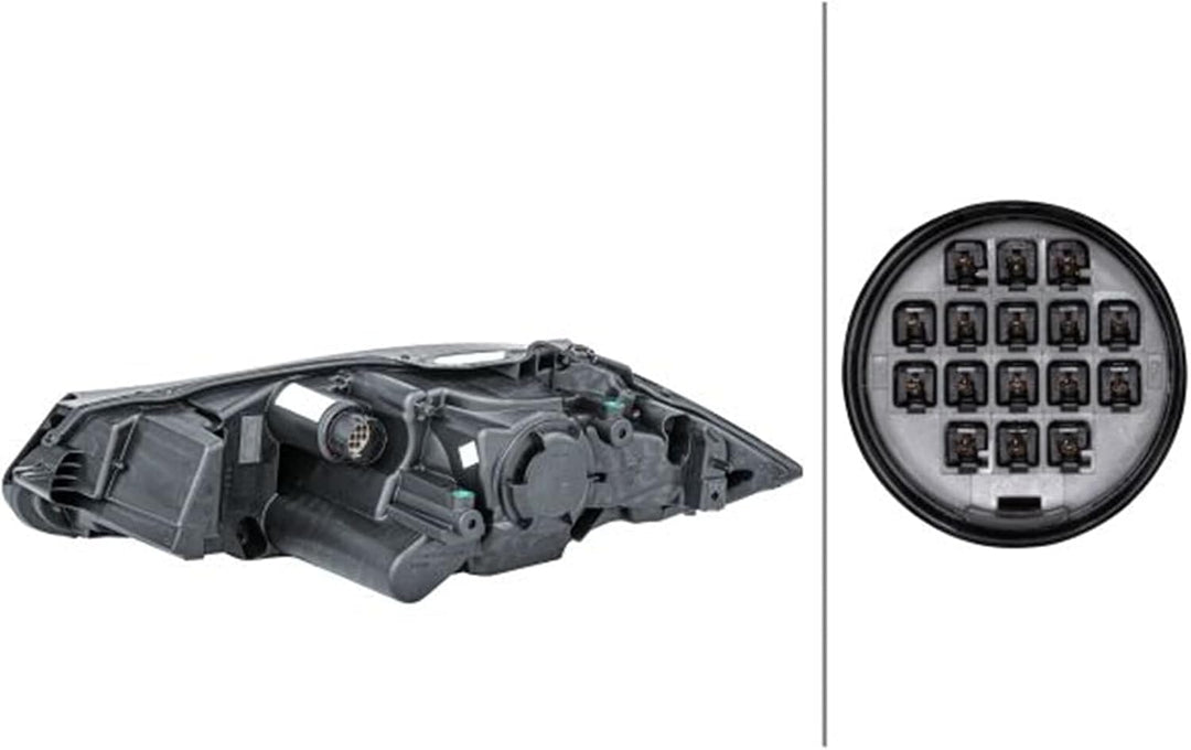 HELLA 1ZS 354 815-021 Bi-Xenon/LED-Hauptscheinwerfer - rechts - für u.a. Jaguar Xf (X250) Rechts (Be