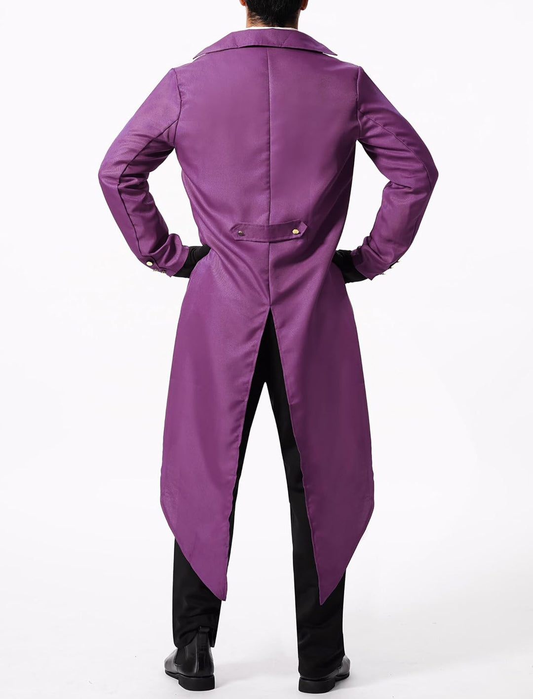 FYMNSI Herren Gothic Steampunk Frack Mantel Männer Mittelalter Viktorianischen Jacke Für Karneval Fa
